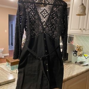 Free People Lacy little black dress